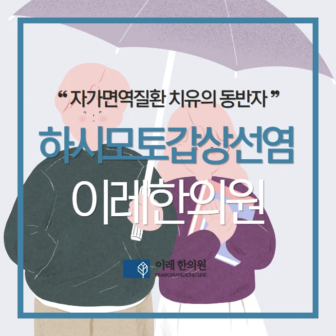 하시모토 갑상선염 환자의 전신 부종과 갑상선암 위험을 설명하는 대표 이미지