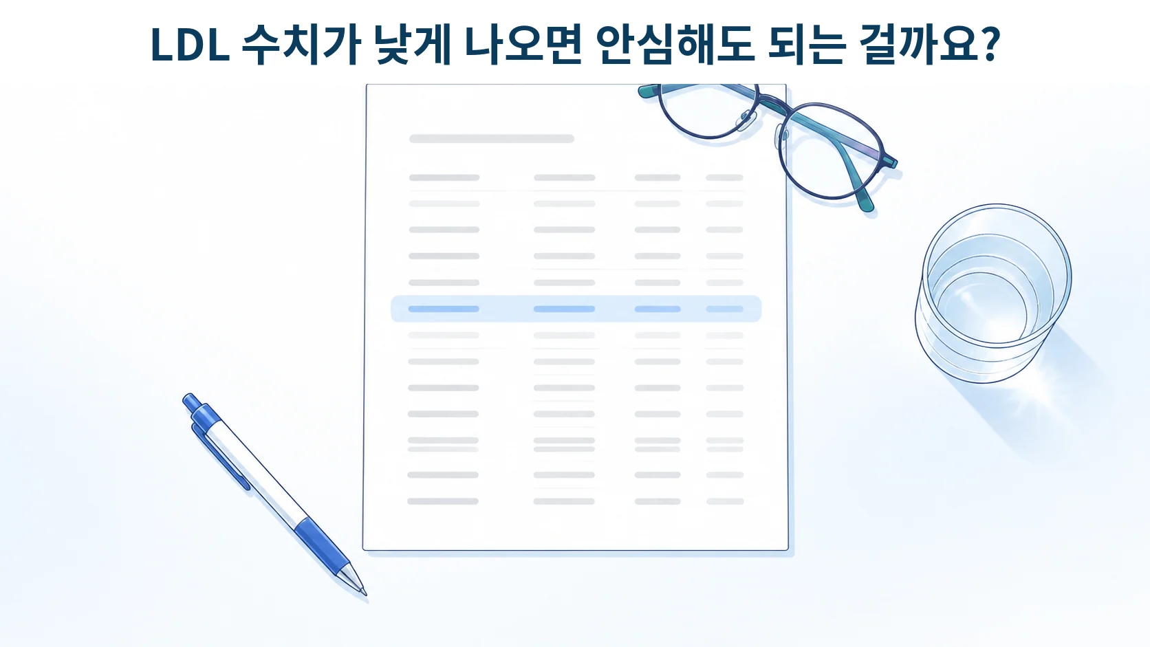 LDL 콜레스테롤, 낮을수록 좋은 것인지 헷갈릴 때