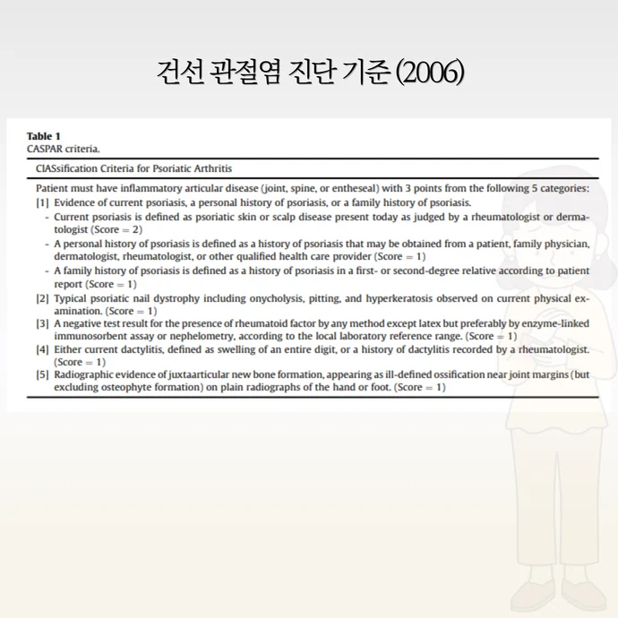 건선 관절염 임상 증상과 주요 특징 #4