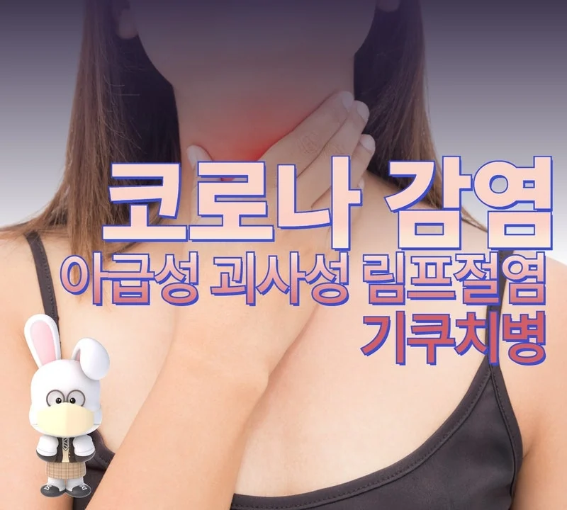 기쿠치병(아급성 괴사성 림프절염) Covid19 감염 이후 시작