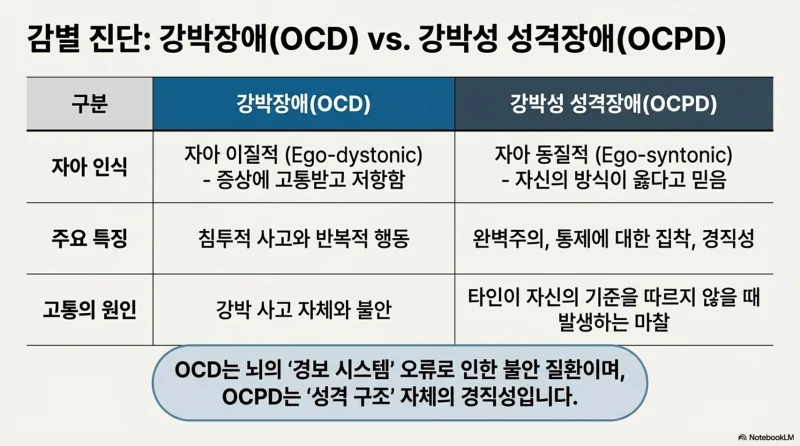 OCD와 OCPD 비교