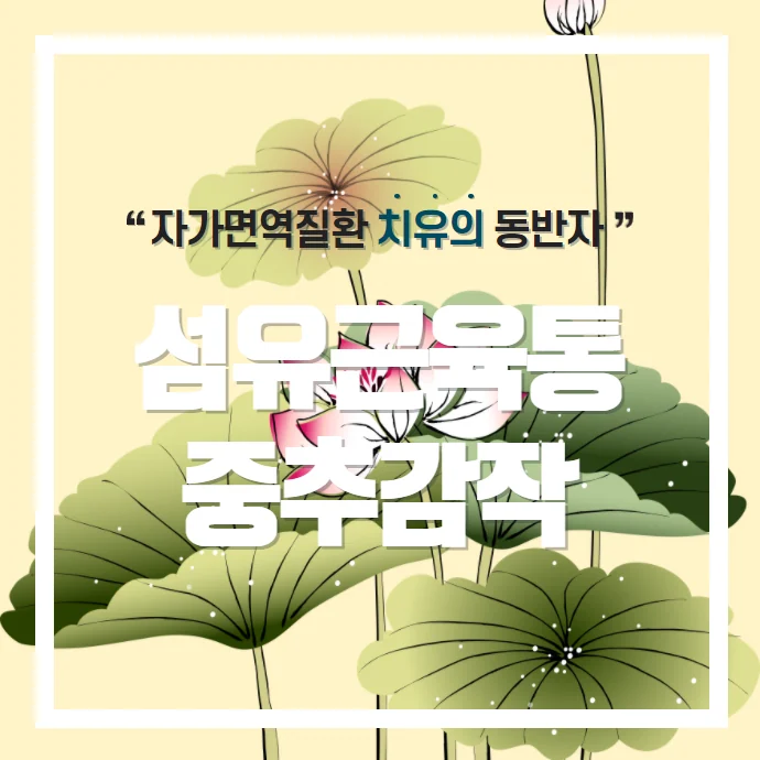 섬유근육통 만성전신통증, 중추감작과 신경염증 관련성은
