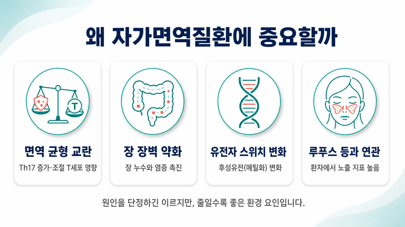 왜 자가면역질환에 중요할까