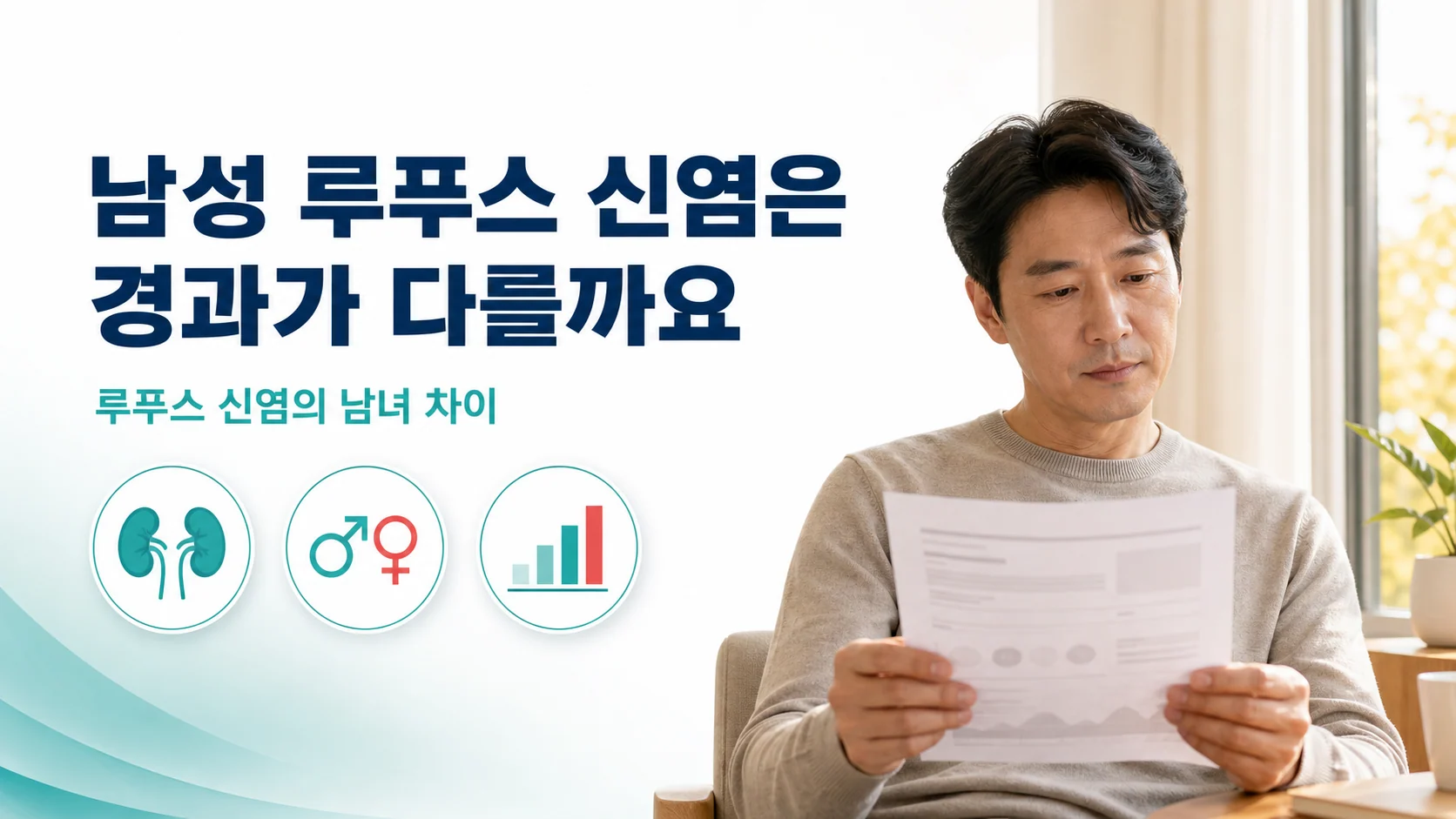루푸스 신염, 남성과 여성은 무엇이 다를까요 — 7845명 메타분석
