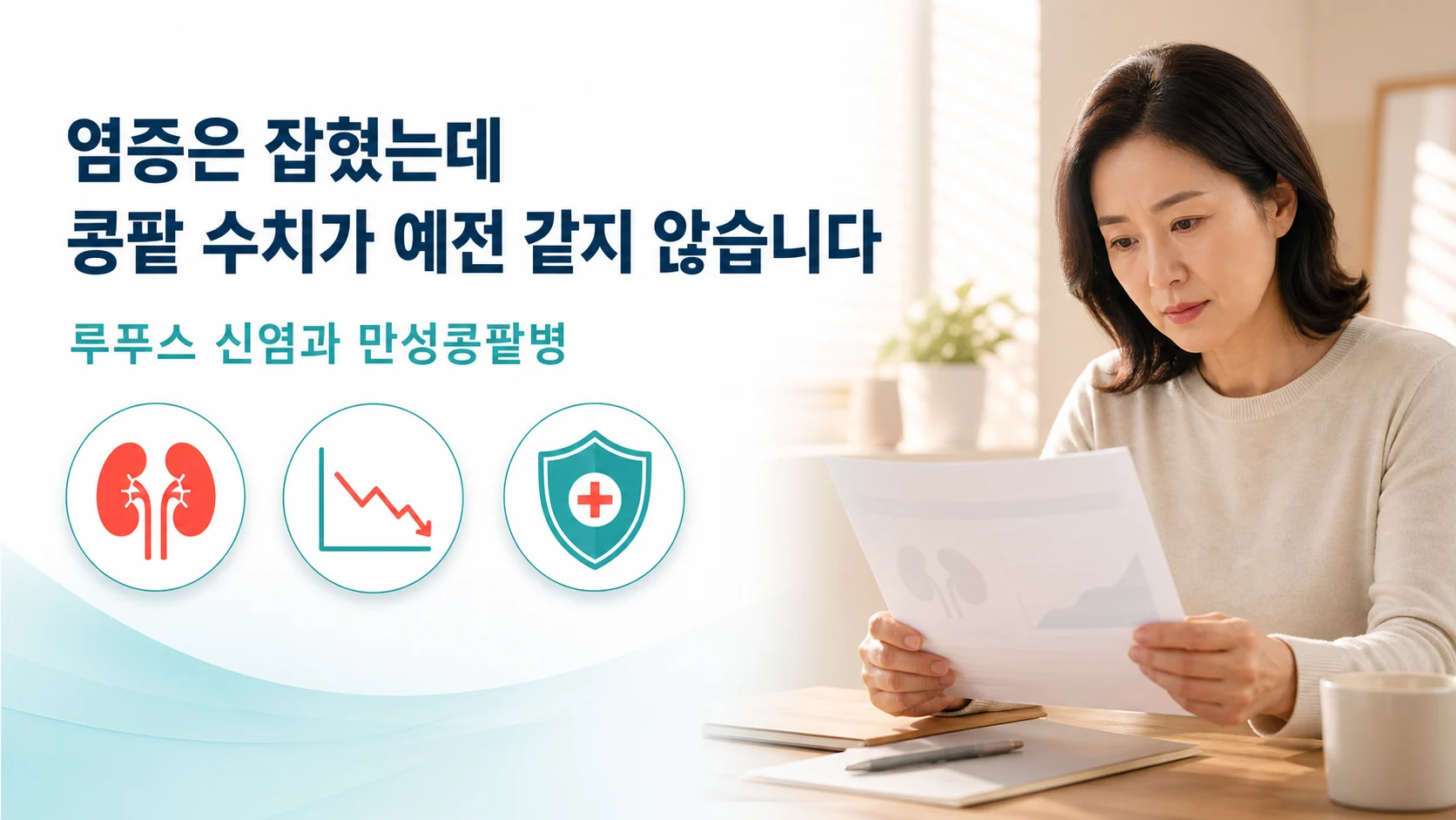 루푸스 신염과 만성콩팥병 — 염증이 잡힌 뒤에 시작되는 관리