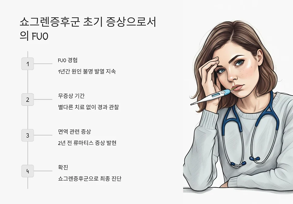 원인불명열FUO이 쇼그렌증후군의 초기 증상일 수 있 #3