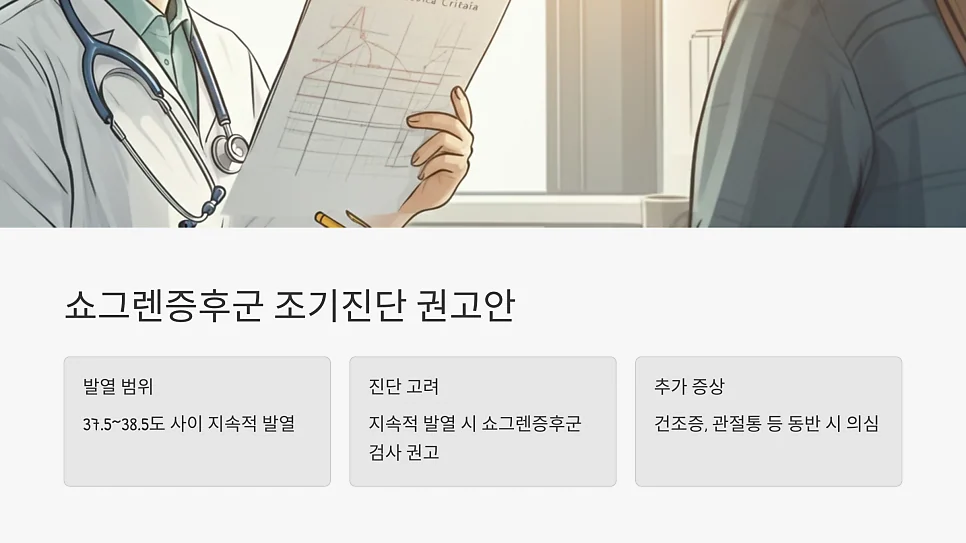 원인불명열FUO이 쇼그렌증후군의 초기 증상일 수 있 #6