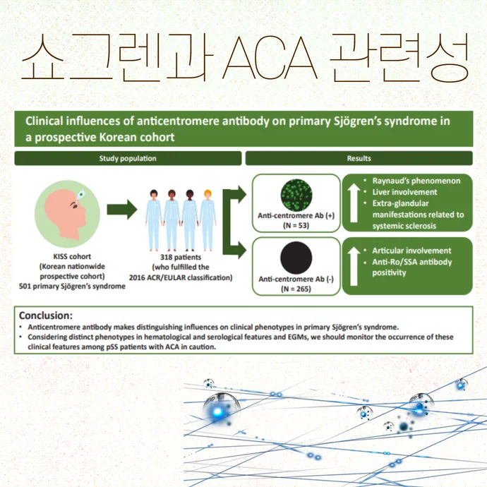 전신경화증과 쇼그렌증후군이 동시에 발생하는 경우의 특징 #3