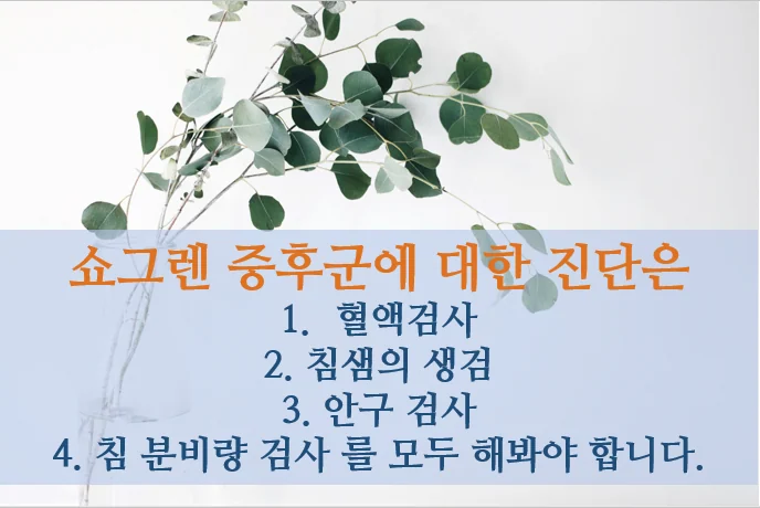 쇼그렌증후군 진단의 어려움 #3