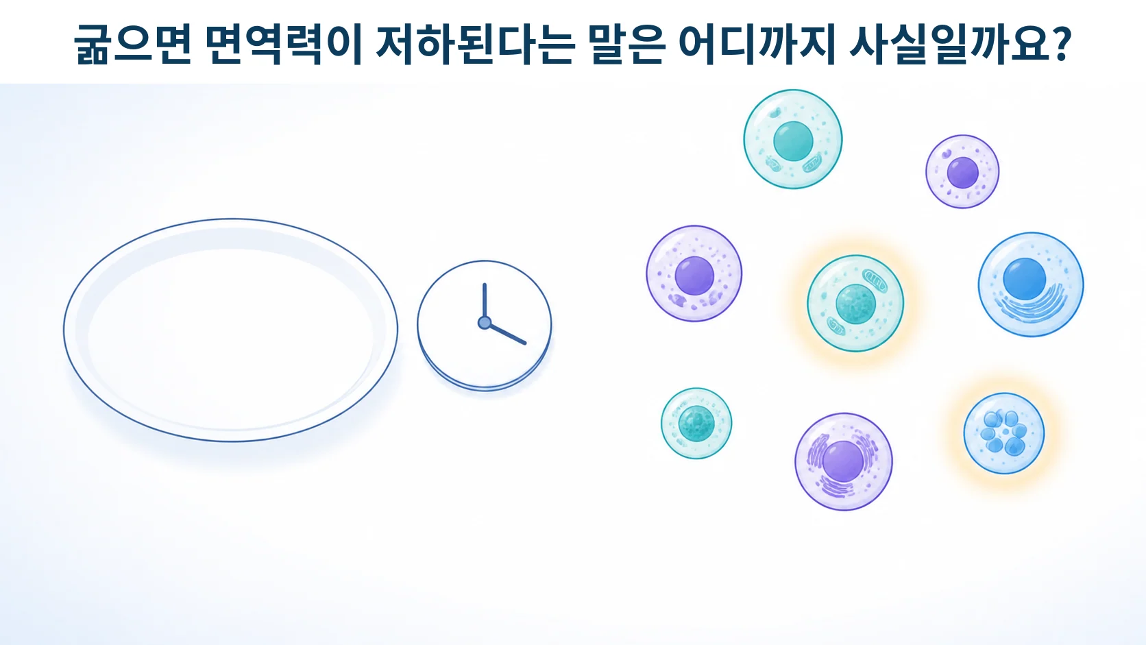 자가면역질환, 간헐적 단식이 도움이 될지 궁금할 때