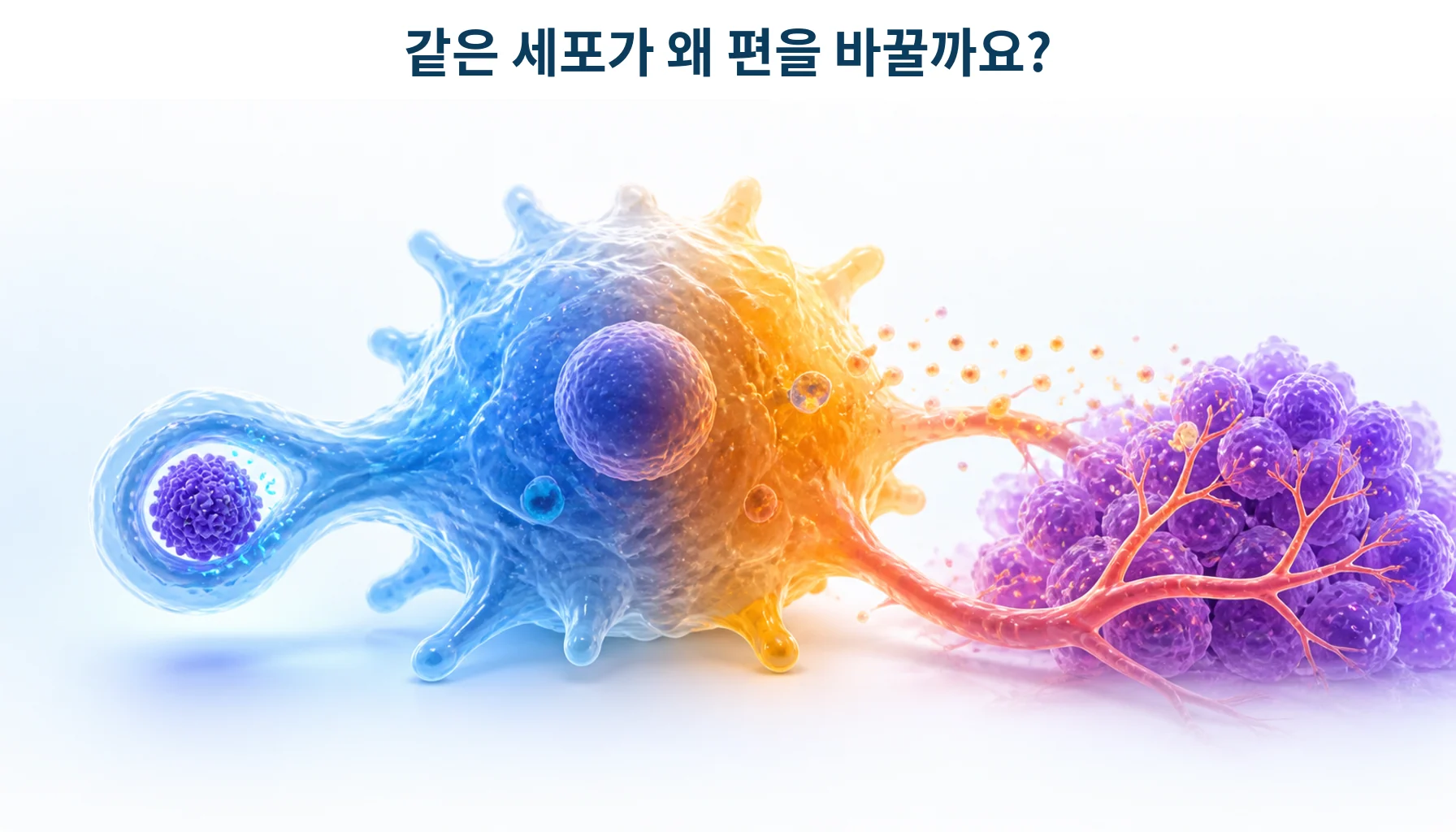 종양관련 대식세포: M1·M2 구분의 한계와 표적 치료 연구
