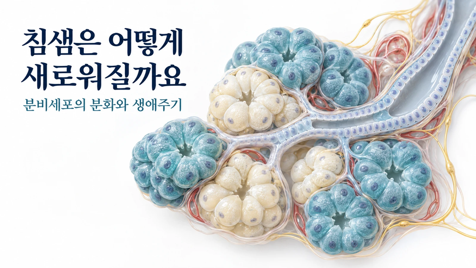 침샘 재생과 세포의 생애주기, 침관 줄기세포는 어떤 역할을 할까요?
