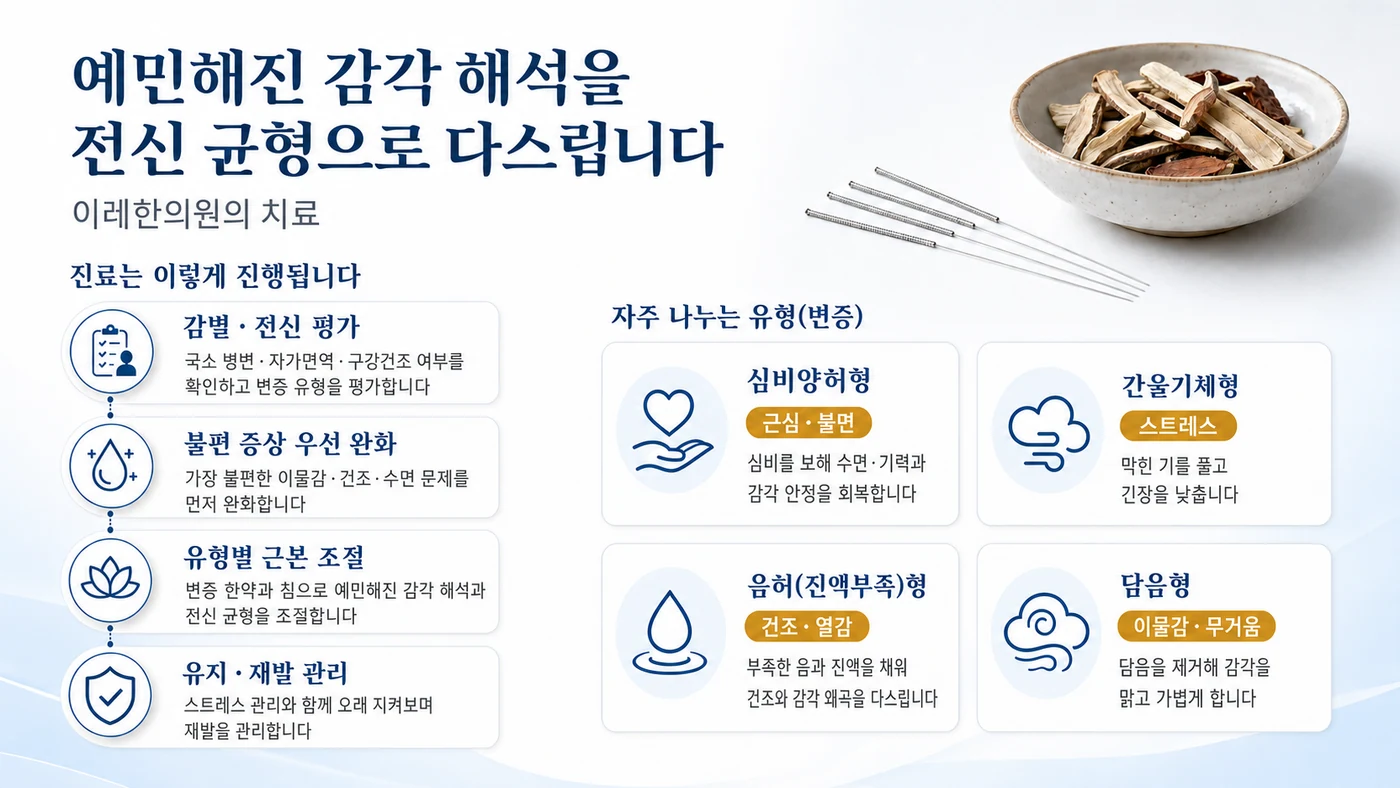 전신 평가와 변증 한약·침을 중심으로 한 진료 과정과 심비양허형 등 변증 유형